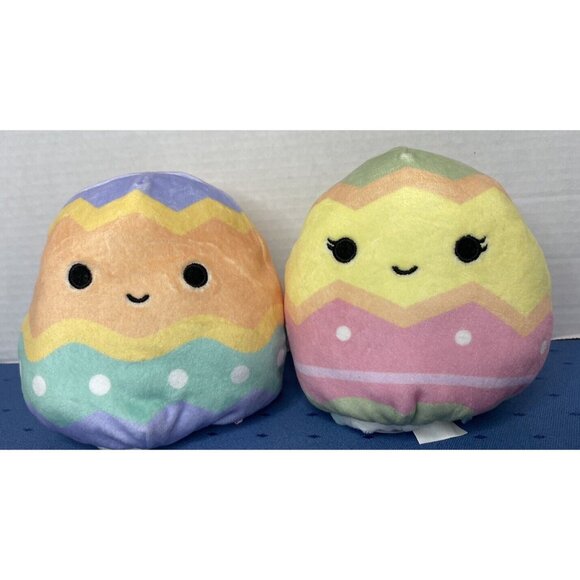 Flipa-Mallows By Squishmallows 4-Inch Plush Bundle: Bunny Frog & Two Easter Eggs - Picture 1 of 4